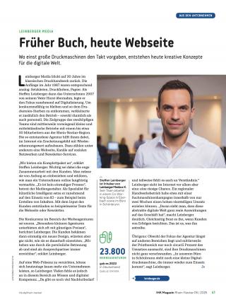 Leinberger Media IHK Magazin Rhein-Neckar